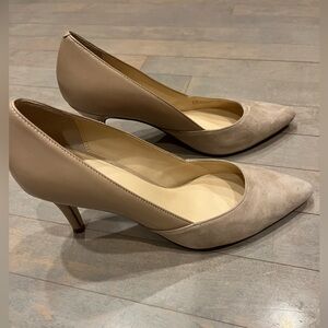 Beige Cole Haan medium height heels, size 7